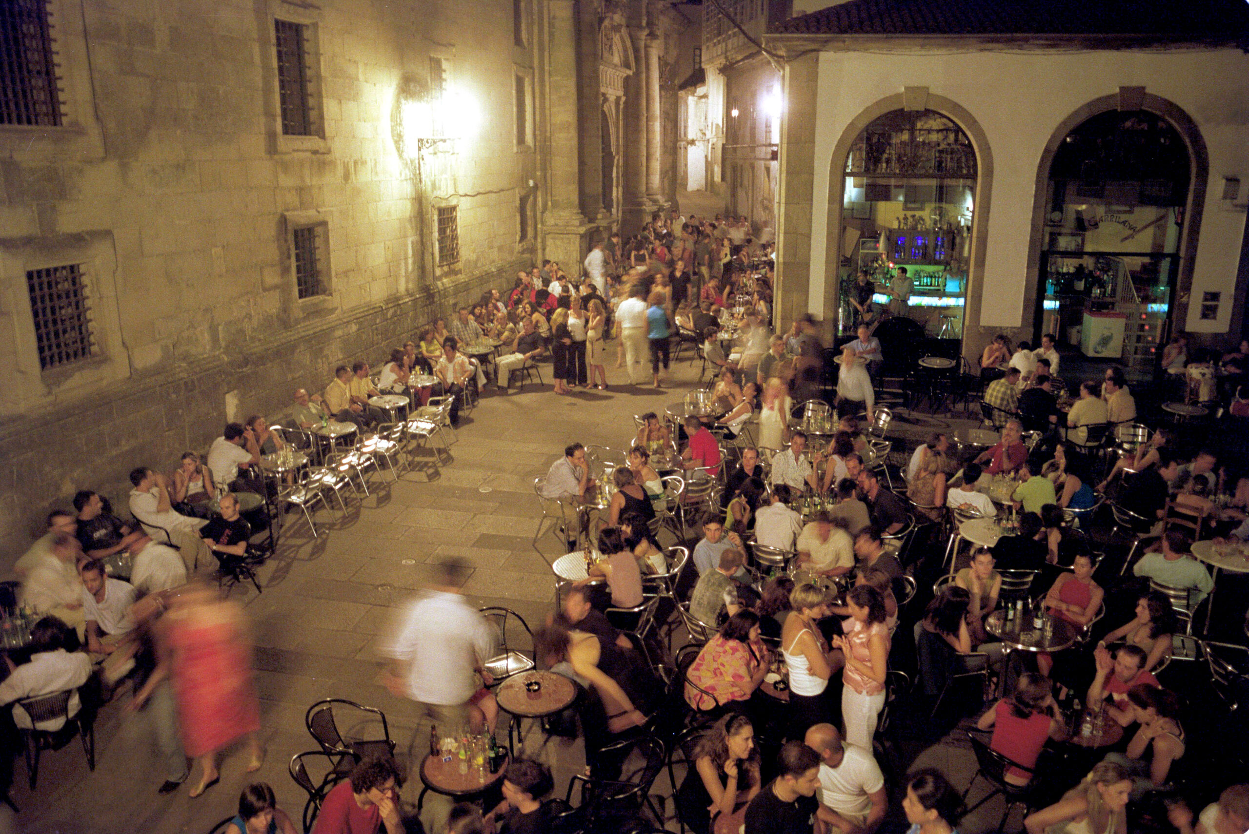 Terraza en la plaza de la Quintana